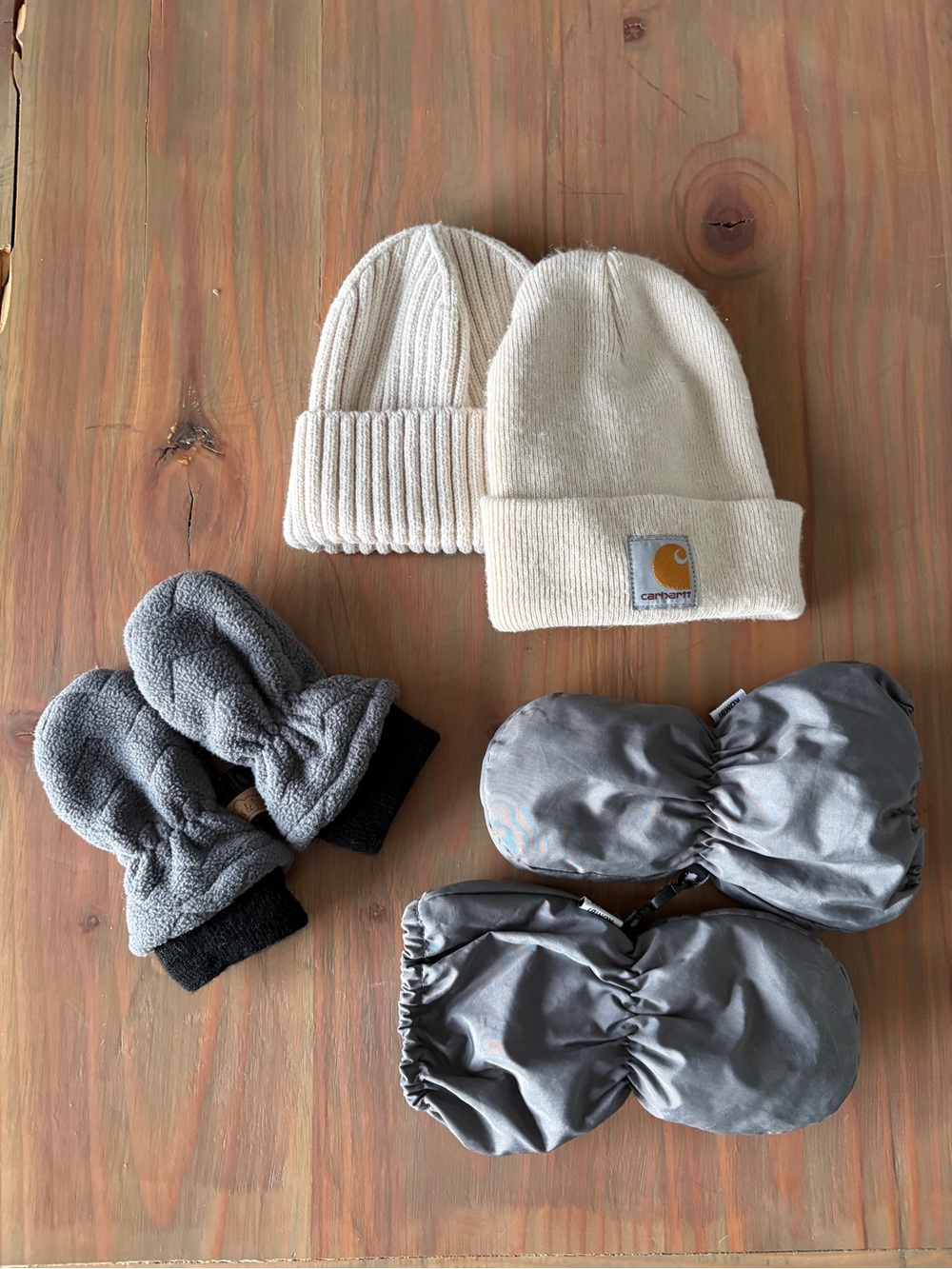 Baby Mitt and Toque Bundle Carharrt, Kombie, Jan & Jul, H&M